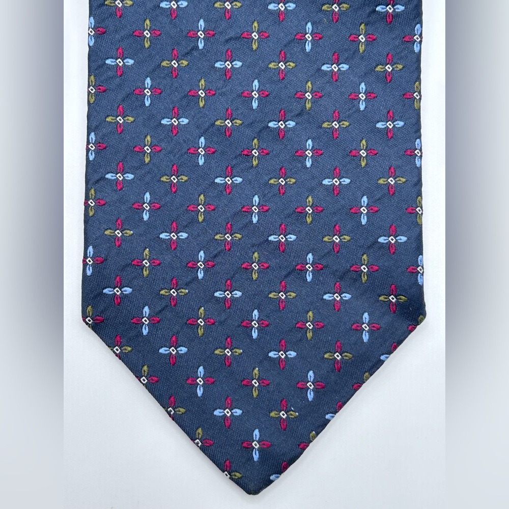 Kiton Blue Silk Tie